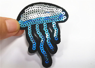 Bright Color Sequin Embroidery Patches  Small Size Sequin Iron On Appliques