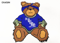 Заплаты вышивки одежды логотипа денег задвижки медведя для Хоодис и курток